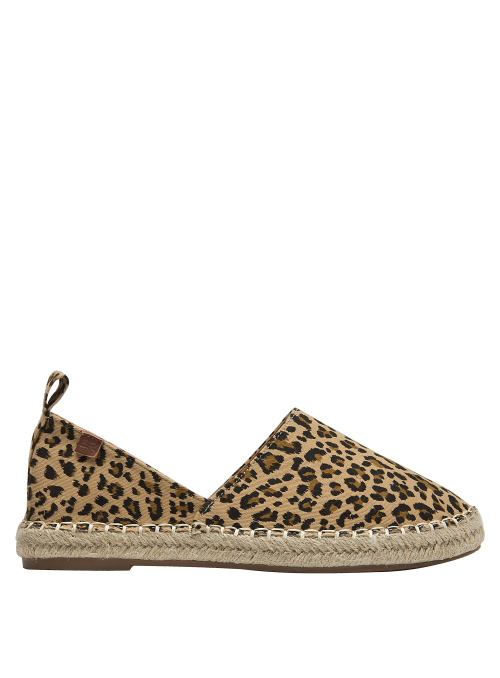 Alpargata casual de mujer, estampado leopardo, tendencia actual para destacar en cualquier conjunto.