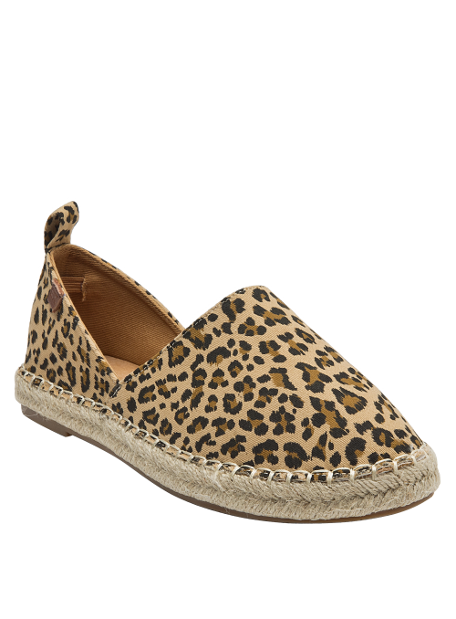 Alpargata casual de mujer, estampado leopardo, tendencia actual para destacar en cualquier conjunto.